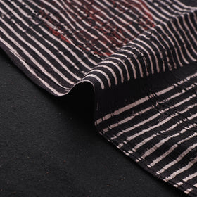 Hakoba Hand Block Ajrakh Print Natural Dyed Cotton Fabric 47