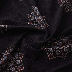 Hakoba Hand Block Ajrakh Print Natural Dyed Cotton Fabric 48