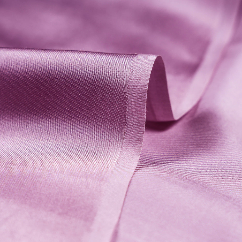 Pink - Light Lavender - Pure Modal Silk Plain Fabric 11