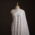 White - Prewashed Cotton Jacquard Fabric 54