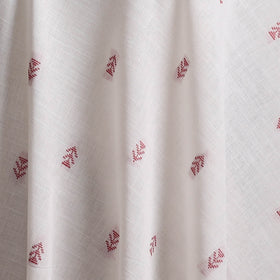 White - Prewashed Cotton Jacquard Fabric 54