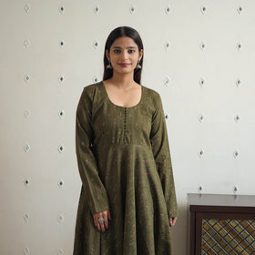 Buy Cotton Flared Pochampally Ikat Kurta