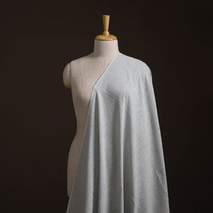 Grey - Kutch Organic Kala Cotton Handwoven Natural Dyed Fabric 03