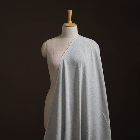 Grey - Kutch Organic Kala Cotton Handwoven Natural Dyed Fabric 03