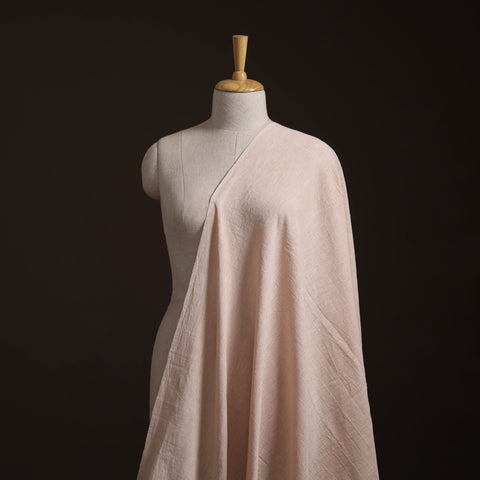 Peach - Kutch Organic Kala Cotton Handwoven Natural Dyed Fabric 09