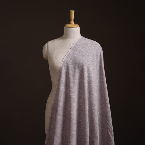 Purple - Kutch Organic Kala Cotton Handwoven Natural Dyed Fabric 12