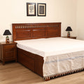Handloom Cotton Double Bedsheet (108 x 90 in) 02