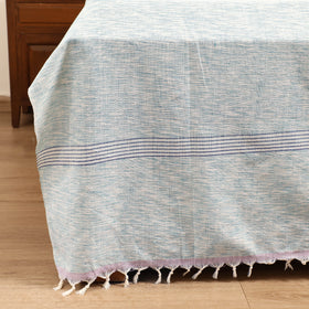 Handloom Cotton Double Bedsheet (108 x 90 in) 03