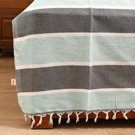 Handloom Cotton Double Bedsheet (108 x 90 in) 04