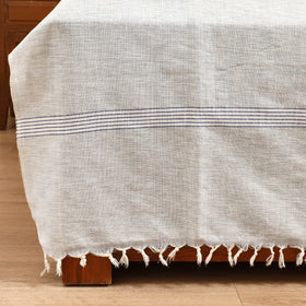 Handloom Cotton Double Bedsheet (108 x 90 in) 07