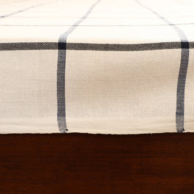 Handloom Cotton Double Bedsheet (108 x 90 in) 08
