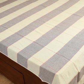 Handloom Cotton Double Bedsheet (108 x 90 in) 11