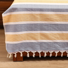 Handloom Cotton Double Bedsheet (108 x 90 in) 12