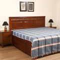 Handloom Cotton Double Bedsheet (108 x 90 in) 17