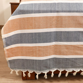 Handloom Cotton Double Bedsheet (108 x 90 in) 19