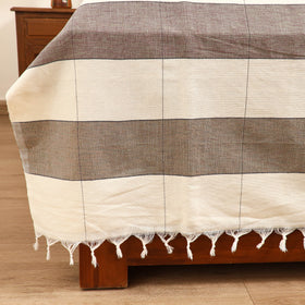 Handloom Cotton Double Bedsheet (108 x 90 in) 24