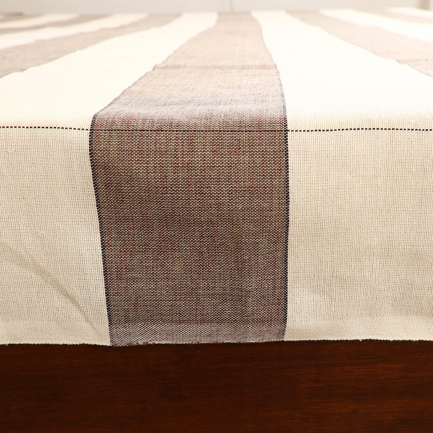 Handloom Cotton Double Bedsheet (108 x 90 in) 24