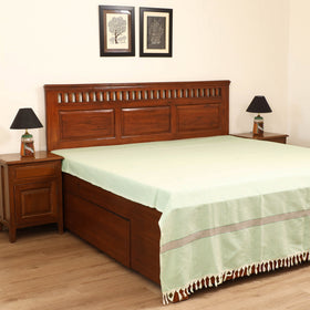 Handloom Cotton Double Bedsheet (108 x 90 in) 27