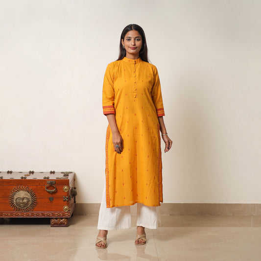 Jacquard Cotton Straight Kurta 05