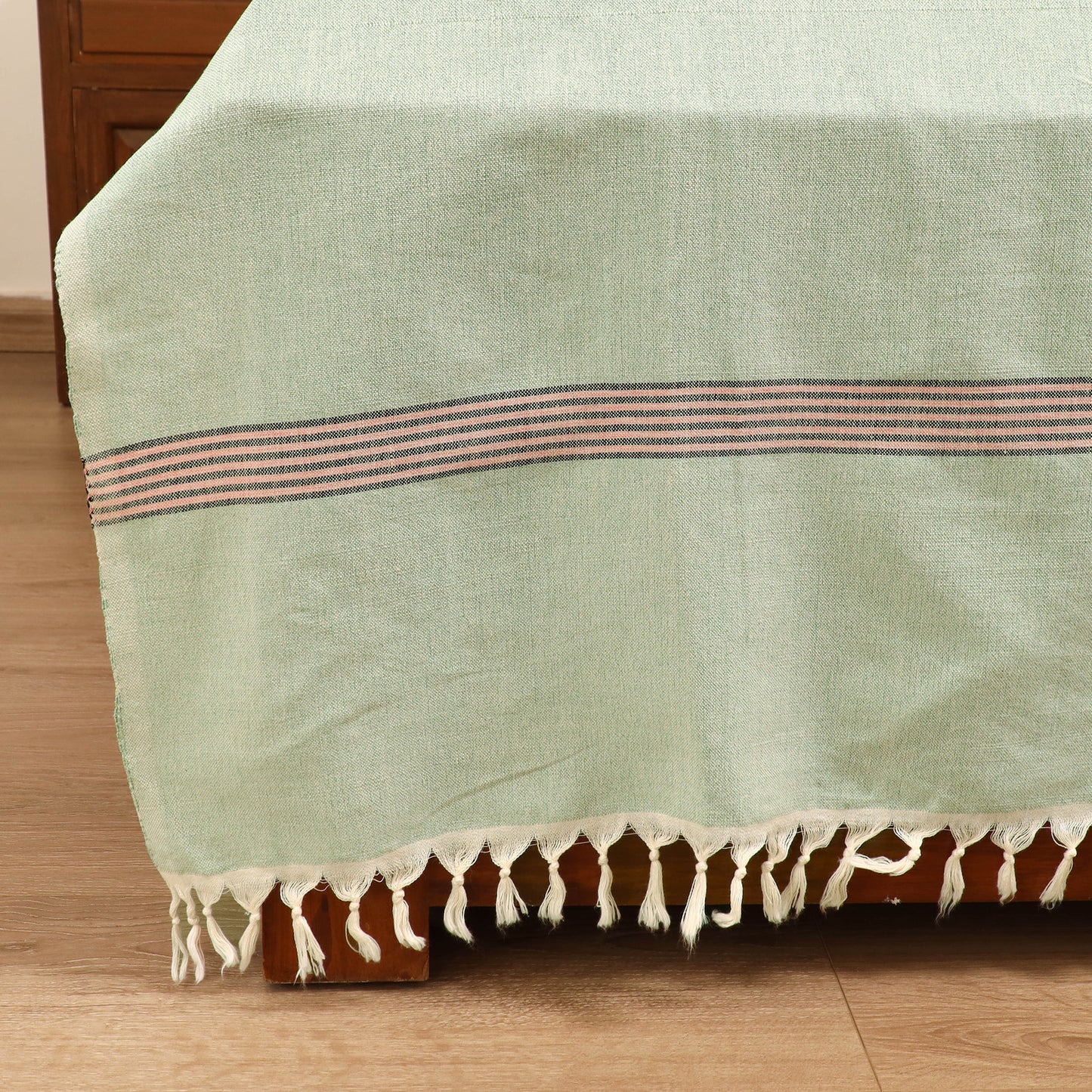 Handloom Cotton Double Bedsheet (108 x 90 in) 27