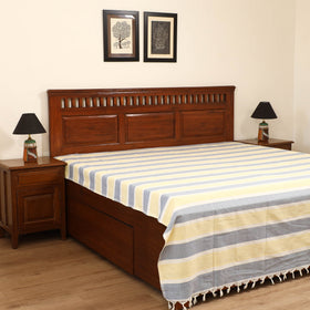 Handloom Cotton Double Bedsheet (108 x 90 in) 30