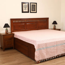 Handloom Cotton Double Bedsheet (108 x 90 in) 31