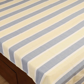 Handloom Cotton Double Bedsheet (108 x 90 in) 33