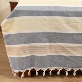 Handloom Cotton Double Bedsheet (108 x 90 in) 33