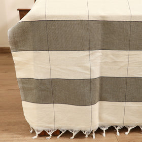 Handloom Cotton Double Bedsheet (108 x 90 in) 34