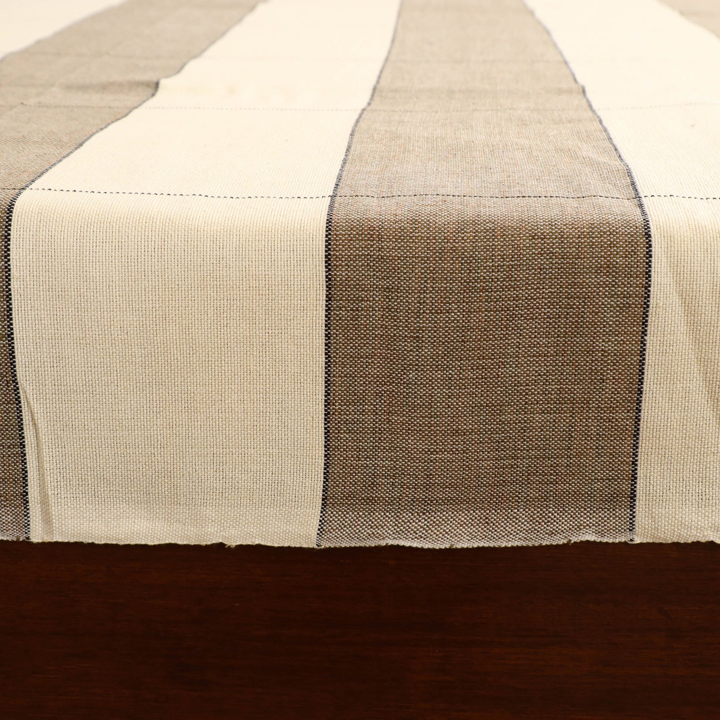 Handloom Cotton Double Bedsheet (108 x 90 in) 34