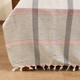 Handloom Cotton Double Bedsheet (108 x 90 in) 35