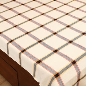 Handloom Cotton Double Bedsheet (108 x 90 in) 36