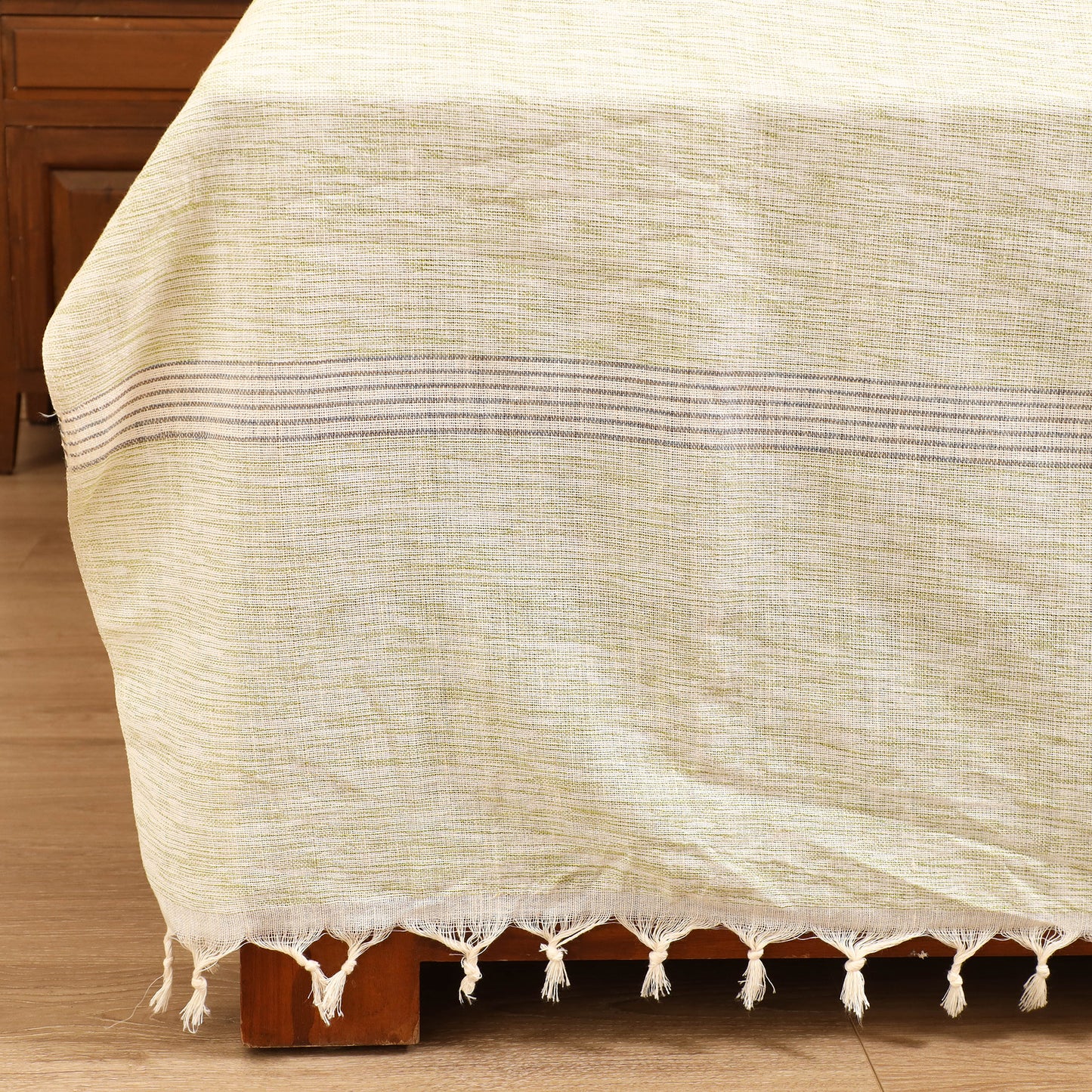 Handloom Cotton Double Bedsheet (108 x 90 in) 41