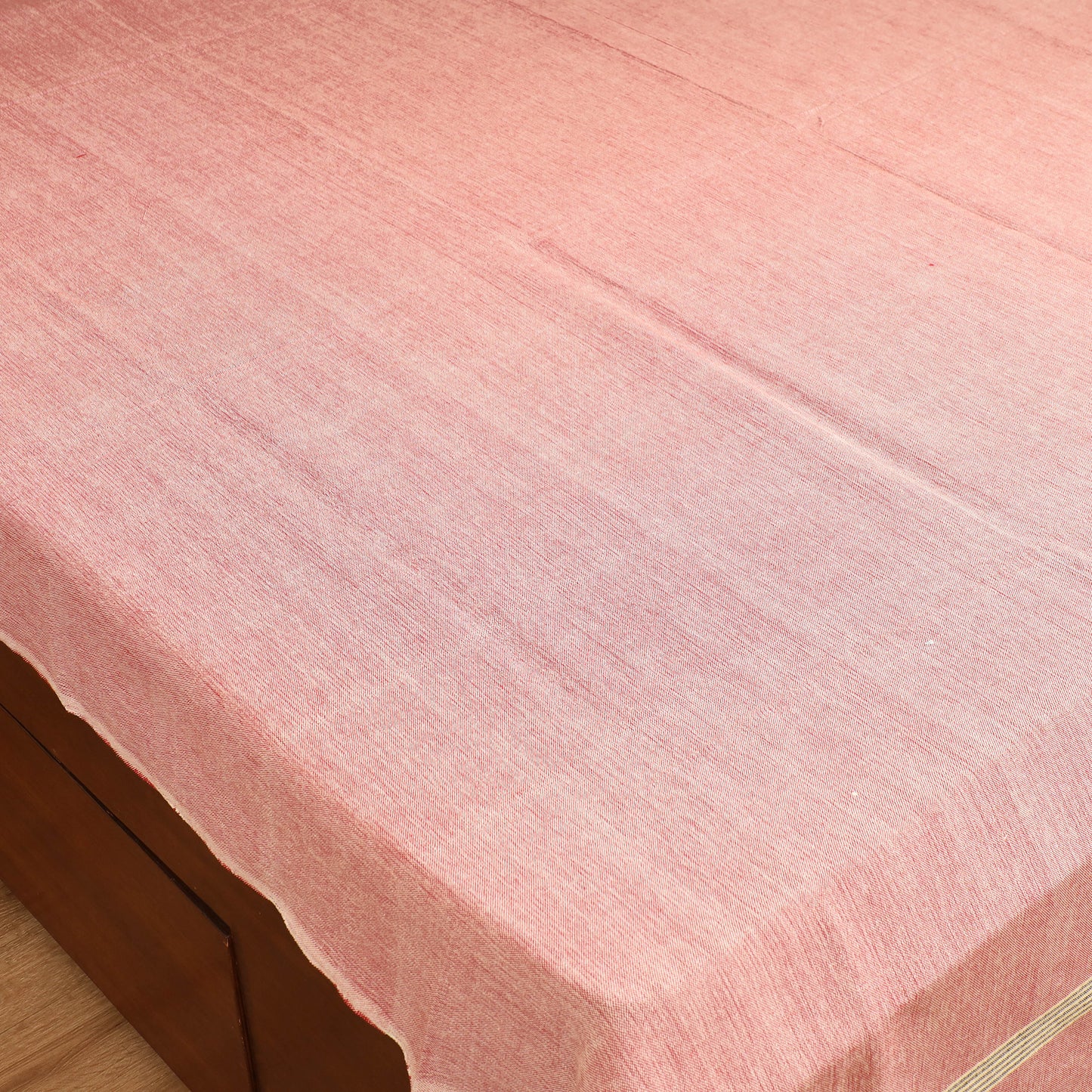 Handloom Cotton Double Bedsheet (108 x 90 in) 47