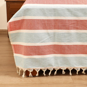 Handloom Cotton Double Bedsheet (108 x 90 in) 48