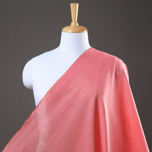 Pink - Mangalagiri Plain Handloom Cotton Fabric