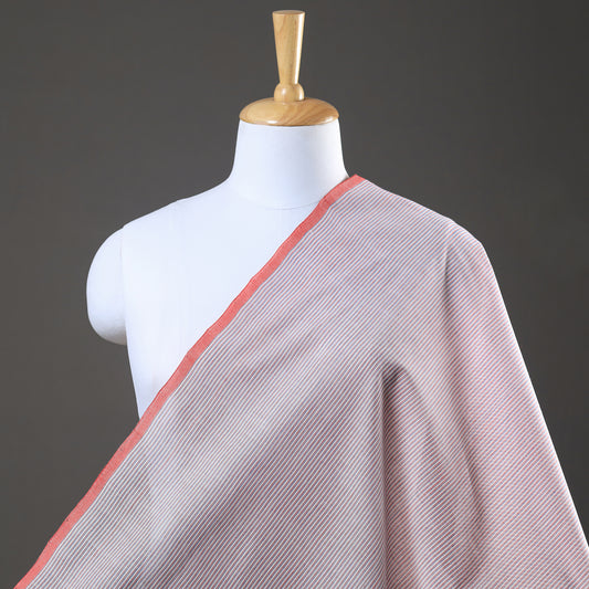 Multicolor - Mangalagiri Handloom Stripe Cotton Fabric