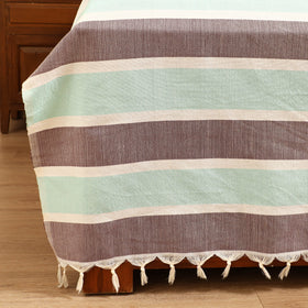 Handloom Cotton Double Bedsheet (108 x 90 in) 50