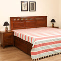 Handloom Cotton Double Bedsheet (108 x 90 in) 51
