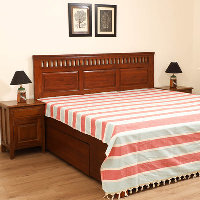 Handloom Cotton Double Bedsheet (108 x 90 in) 51