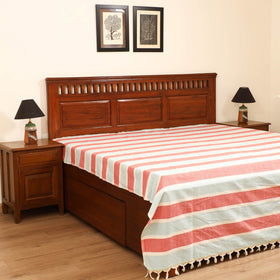 Handloom Cotton Double Bedsheet (108 x 90 in) 51