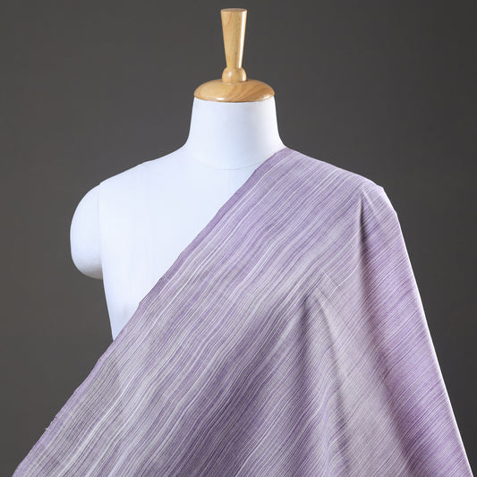Purple - Mangalagiri Plain Handloom Cotton Fabric