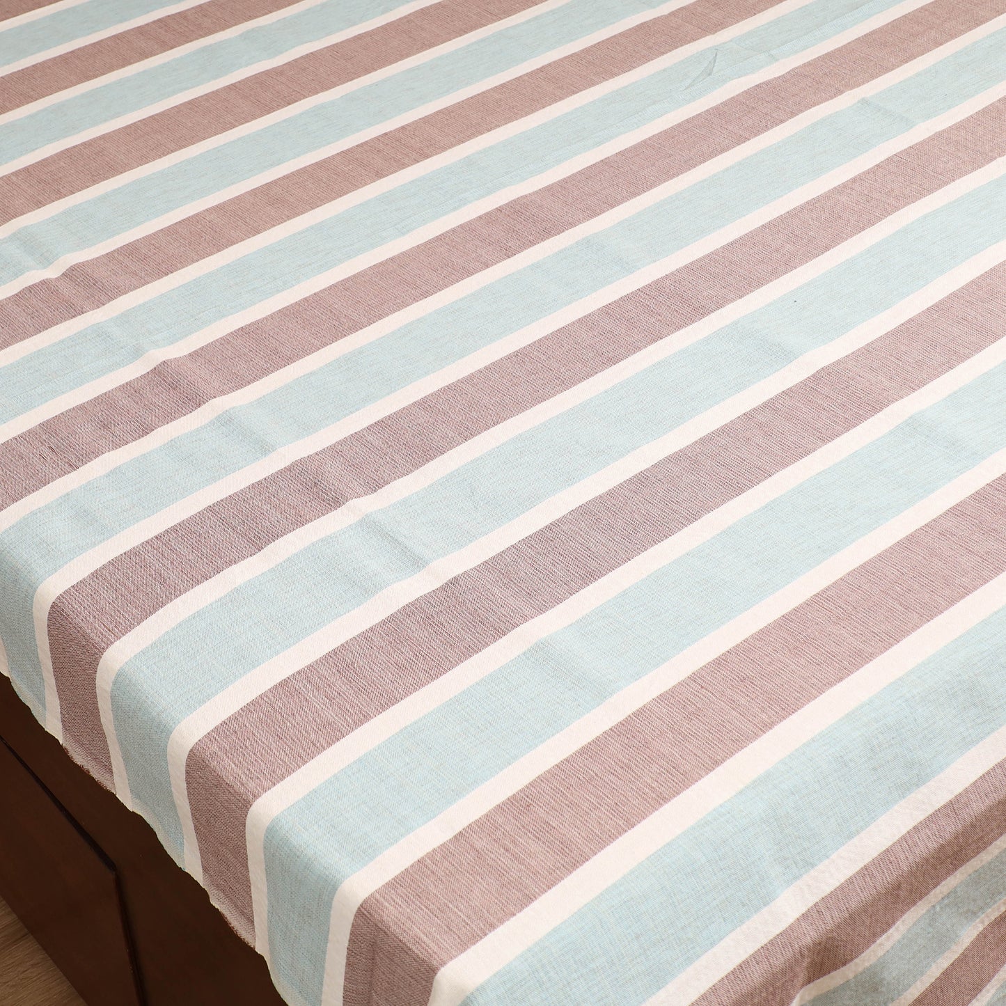 Handloom Cotton Double Bedsheet (108 x 90 in) 61