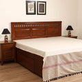 Handloom Cotton Double Bedsheet (108 x 90 in) 64