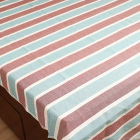 Handloom Cotton Double Bedsheet (108 x 90 in) 65