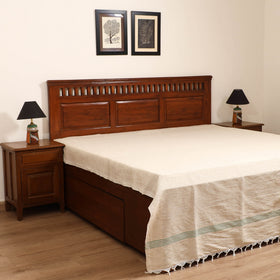 Handloom Cotton Double Bedsheet (108 x 90 in) 68