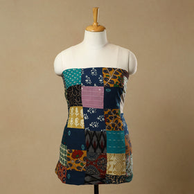 Multicolor - Handcrafted Patchwork Cotton Kurta Material (2.7m) 03