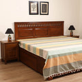Handloom Cotton Double Bedsheet (108 x 90 in) 71