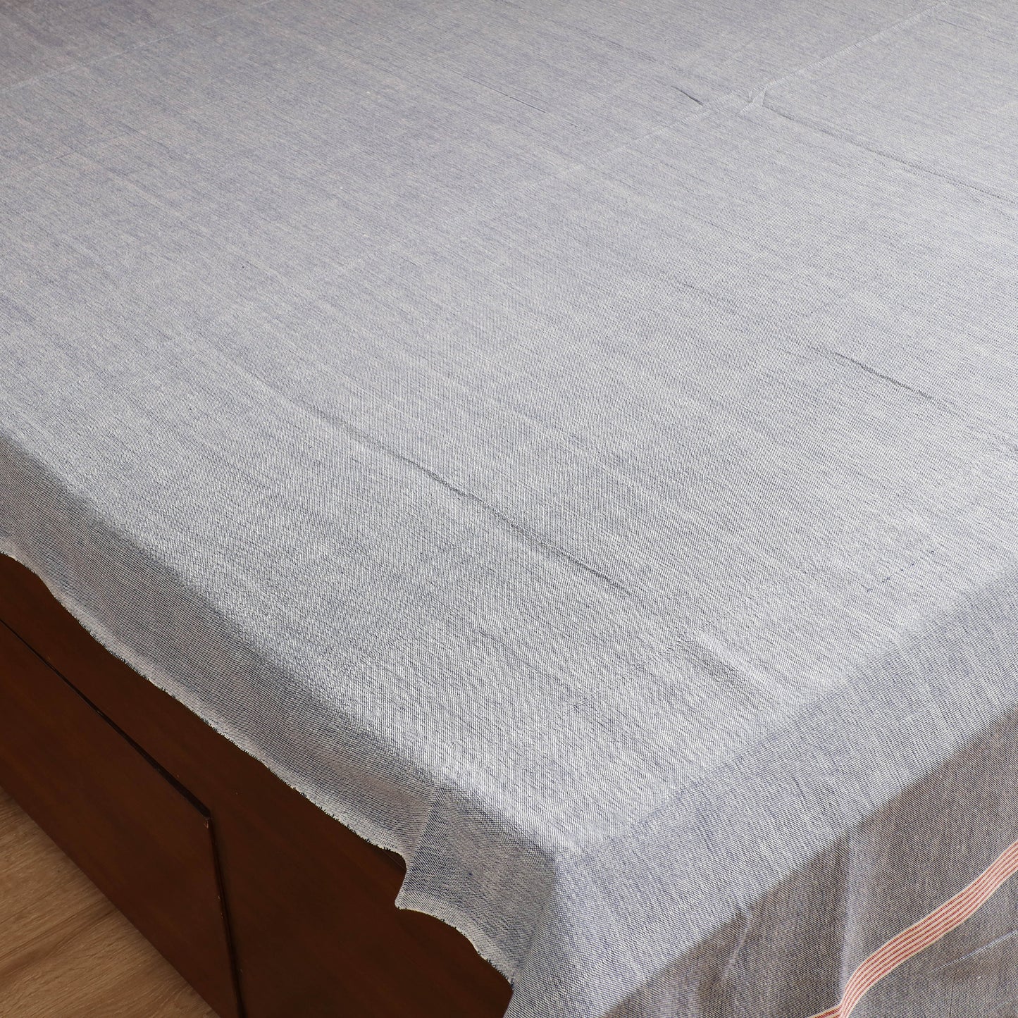 Handloom Cotton Double Bedsheet (108 x 90 in) 75