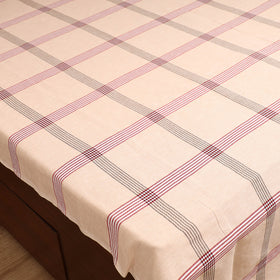 Handloom Cotton Double Bedsheet (108 x 90 in) 77